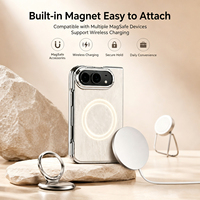 Étui de téléphone pliable Minibook Wallet pour iPhone Duo Ultra, en cuir PU, avec fermeture magnétique et protection en verre pour iPhone Duo Fold.