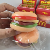 Jouet Squishy en Plastique Maltose en forme de Hamburger, Doux, Rebondissant, à Remontée Lente, Anti-stress, pour Enfants et Adultes, Décompression, Vente Transfrontalière