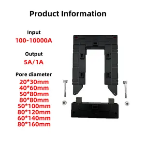 หม้อแปลงกระแสไฟฟ้า Toroidal 2000A แรงดันไฟฟ้าต่ำ AC DC มินิแกนแยก DP812 CTS