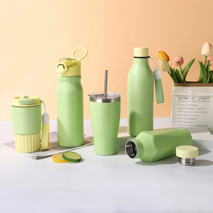 Factory Wholesale Assorted <b>Insulated</b> Drinkware 12oz 24oz 40oz 24 oz Tumbler & Sports Water Bottle <b>Custom</b> OEM - Product Image 4