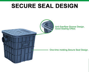 Trampa de grasa de plástico HDPE moderna, nuevo separador de aceite para exteriores y trampa de grasa para drenaje doméstico y uso en la cocina - Product Image 4