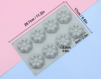 Moule en silicone alimentaire en forme de pomme de pin, résistant à la chaleur, pour cuisson au four, mousse française, pudding 3D, facile à démouler