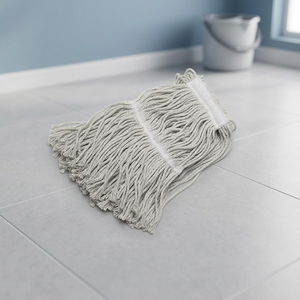 Gizmop 300gr Serpillère humide en coton à tête rectangulaire en microfibre pour parquet et sols en bois véritable, auto-essoreuse, antibactérienne, en acier inoxydable - Product Image 2
