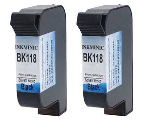 Cartouche d'encre à base de solvant Domino Bk118 Bk129 et à base d'eau Bk640 Bk652 pour imprimante jet d'encre thermique Gx150I Gx350I - Product Image 1