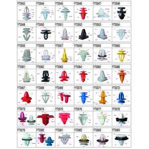Attaches des véhicules à moteur en <span class=keywords><strong>plastique</strong></span> transparentes blanches et agrafes automatiques d'attaches pour des voitures - Product Image 3