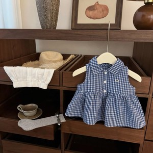 Tongxingyuan Girls Plaid Vest Dress Summer Preppy Style School Uniform Thin Fabric With Label - Product Image 4