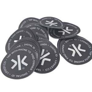 Autocollant de broderie NFC résistant à la chaleur lavable GSC 213 RFID pour vêtements, autocollant NFC pour lave-linge - Product Image 1