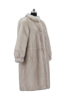 Kunst pelzmantel langer Mantel für Frauen Natur leder Pelz mäntel Mode Outdoor Warm Luxus Faux <span class=keywords><strong>Fox</strong></span> Fur Jacket - Product Image 2