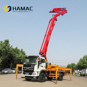 Camion pompe à béton mobile 38m 52m 80m, moteur électrique diesel, pompe à béton montée sur camion, pompes à béton mélangeuses - Product Image 4