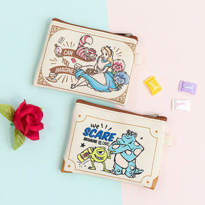 Porte-monnaie en cuir PU de style japonais minimaliste personnalisé, fermeture éclair brodée, tendance, unisexe, 12*2*6.8 - Product Image 2