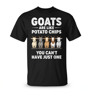 Las cabras son como las patatas fritas: no puedes tener solo una camiseta. - Product Image 2