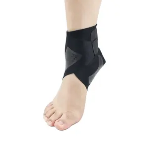 Ks-3011 # Enkelondersteuning Ademende Neopreen Compressie Enkelbrace Verstuiking Voetmouw Voor Sportbescherming