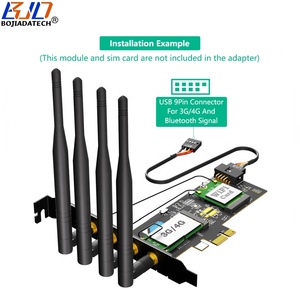 2026ใหม่ PCI-E 1X PCIe X1กับ NGFF M.2 B-Key & Key A + E อะแดปเตอร์ไร้สายผู้ถือซิมการ์ดสำหรับโมเด็ม4G LTE 3G และโมดูล WiFi BT - Product Image 5