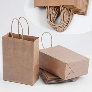 Bolsa de Papel Kraft para Llevar Comida, Ecológica, con Impresión Personalizada de su Propio Logotipo, Estampado en Caliente, Impresión Digital para Uso en Supermercados - Product Image 5
