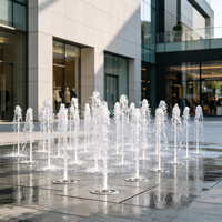 Fuente de Agua Interactiva con Luces LED de Colores para Niños, para Plazas Públicas y Parques