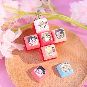 Llavero de Teclado LED de Plástico con Logotipo Personalizado de Anime, con Interruptores Antiestrés, Teclas Duraderas y Fidget Clicker - Product Image 1