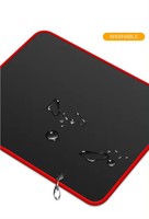 Tapis de souris rectangulaire en caoutchouc grand format transfrontalier 300x800mm, bord renforcé, pour gaming, esports, bureau, ordinateur de bureau, tout noir