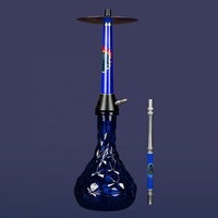 Nouveau design 2016 – Chicha en alliage d'aluminium de grande taille, couleurs assorties, ensemble complet pour fumer – Vente en gros de haute qualité