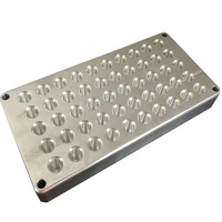 Pièces de plateau de chargement en aluminium 6061-T, bloc rond sur mesure, usinage CNC en métal
