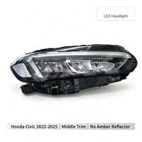Phare LED de voiture de haute qualité pour Honda Civic 2022-2025, ensemble de phares pour Civic 11e génération, 33150-T31-A11 33100-T31-A11