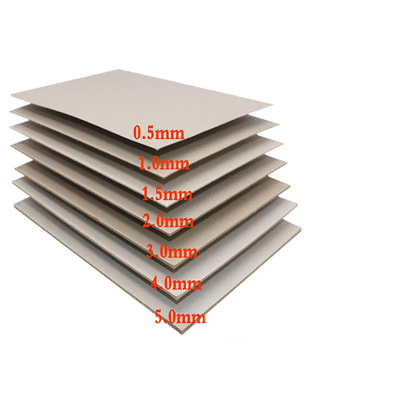 Environment-friendly Thick Smooth Grey Paper Cardboard