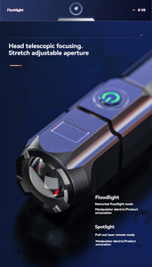 Linterna LED Recargable con Manivela, Tamaño Viaje, Resistente al Agua, para Camping, Senderismo, Emergencias, de Bolsillo - Product Image 3