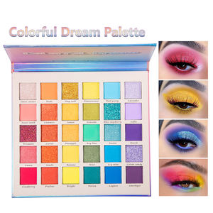 Palette de fards à paupières Handaiyan 30 couleurs, fard à paupières sans marque, néon, DIY, palette de fards à paupières Morphy, maquillage - Product Image 2