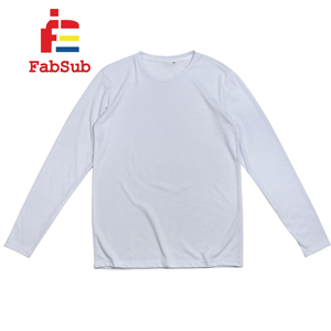 เสื้อแขนยาวพิมพ์ซับลิเมชันคอกลมความหนาของ220gsm เสื้อยืดสำหรับผู้ใหญ่เด็กวัยหัดเดินเยาวชน - Product Image 5