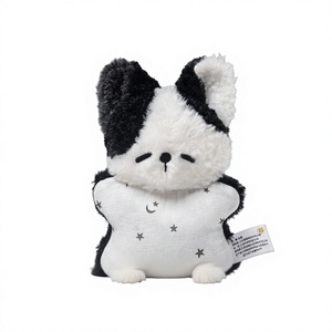 Divertente Peluche a Forma di Mucca e Gatto in Poliestere, Dimensioni Palmare, Bambola Gattino Carina, Figurina Spremibile, Regalo di Compleanno Unisex - Product Image 1