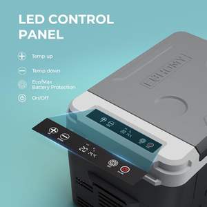 Лидер продаж, оптовая продажа, 12 Вольт, холодильник, 15 л, Управление приложениями Euhomy Camper, автомобильный холодильник 12 В, холодильная установка для путешествий - Product Image 6