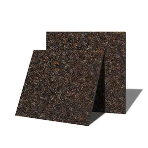 磨かれた表面のフローリングキッチンとバスルーム耐久性のある豪華な静脈パターンインテリア光沢のある赤真珠花崗岩タイル