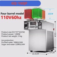 Nouvelle conception de machine à glace en flocons de neige commerciale de grande taille, 1200W, modèle le plus populaire, machine à glace en flocons de neige pour cafés et confiseries