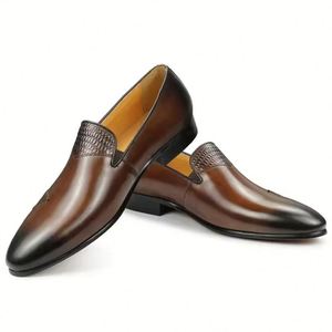 Luxury New Italian-Style Handcrafted Custom Genuine Leather Men's Oxford <b>Shoes</b> for Business Formal & Formal Occasions - Product Image 3