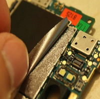 Échantillon de module de navigation GPS à blindage magnétique en tuile de ferrite frittée