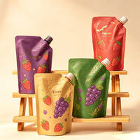 Bolsa con Boquilla Personalizada al por Mayor, Libre de BPA, Grado Alimenticio, a Prueba de Fugas, para Azúcar, Alimentos para Mascotas, Líquidos, con Estampado en Caliente OEM