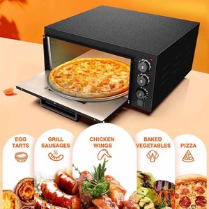 <span class=keywords><strong>Four</strong></span> à pizza électrique de comptoir XEOLEO commercial de 16 pouces / Utilisation domestique, un niveau, un plateau, <span class=keywords><strong>mini</strong></span> <span class=keywords><strong>four</strong></span> à pizza de table - Product Image 6