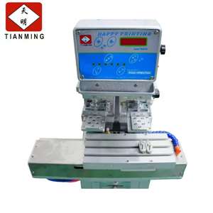 Semi-automatic Two <b>Color</b> Pad <b>Printer</b> with Shuttle Machine for <b>Paper</b> Label Tube Printing-New - Product Image 2