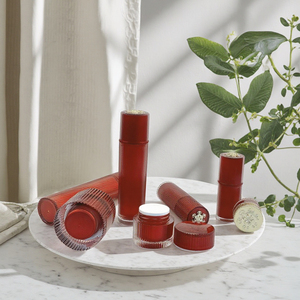 New arrivals xi lanh vòng sang trọng mỹ phẩm <span class=keywords><strong>container</strong></span> với lưới Acrylic Lotion chai và Kem lọ với Gradient màu - Product Image 2