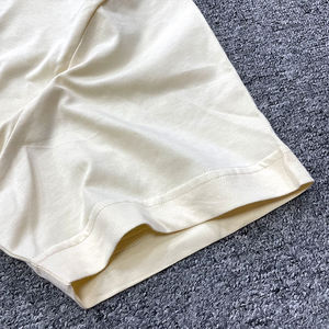 T-shirts blancs simples personnalisés à manches courtes avec logo brodé en polyester respirant, coupe ample et décontractée - Product Image 5