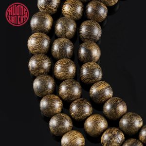 Pulseras de Mala de Agarwood Malayo Premium de 108 Cuentas de 6mm, Tono Oscuro con Resina Profunda, Joyería de Oud de Lujo - Product Image 3