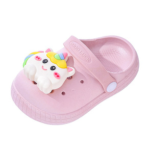 Chaussures <span class=keywords><strong>Crocs</strong></span> Licorne Mignonnes pour Enfants R-08 Printemps Garçons Filles Extérieur Antidérapantes Bébé Nourrisson Semelle Épaisse à Boucle - Product Image 5
