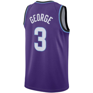 Hommes # 3 Maillots de basket-ball personnalisés George Utah, chemises brodées, uniformes pour jeunes, vêtements de sport avec logos, impression à chaud - Product Image 2