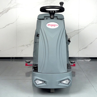 Autolaveuse industrielle et commerciale SHIWOSI à conducteur assis, batterie 24V 100Ah, machine de nettoyage de sols automatique, directement de l'usine chinoise