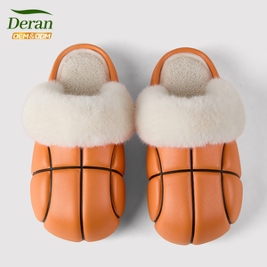 Chaussons de basket-ball DERAN OEM, chaussures de modélisation, antidérapantes, pour la chambre à coucher, pantoufles de couple, chaussures rembourrées en coton, pantoufles de club de basket-ball - Product Image 6