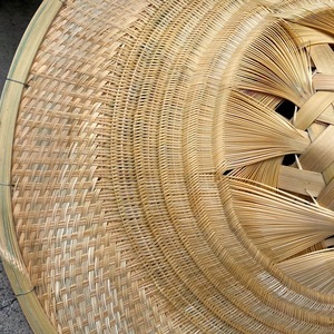 Sombrero Cónico <span class=keywords><strong>de</strong></span> Bambú Carbonizado Hecho a Mano, Accesorios para Danza Oriental y Escenario, Decoración <span class=keywords><strong>de</strong></span> Pared Estilo Zen Wabi-sabi para Hotel - Product Image 4