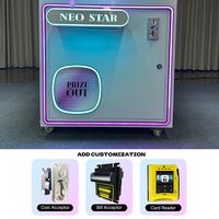 Neofuns Neo Claw Grande machine à griffes à monnayeur en acier inoxydable et plastique pour adultes - Meilleur jouet pour peluches