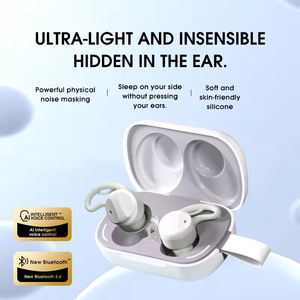 2025 New America Mini Audionic Earbuds Wireless In-Ear Sleeping <strong>Earphones</strong> Digital Display Battery Side Sleeping No-<strong>Feel</strong> Wearing - Product Image 2