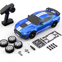 Coche de Control Remoto MJX SJY-10306 Mustang Shelby Escala 1/10, 4WD Eléctrico, Listo para Usar, con Cable USB de 120M AA