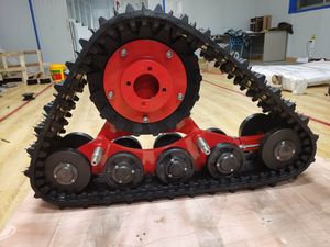 Система преобразования резиновой гусеницы для <span class=keywords><strong>Jeep</strong></span> Triangle, Модифицированная сборка, запчасти для строительной техники, гусеницы - Product Image 4