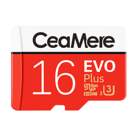 Cartes mémoire TF Ceamere 100% originales 512 Go EVO Plus de haute qualité, prix d'usine, 32 Go 64 Go 128 Go Classe 10 U3 Mini SD Cart SD Kort